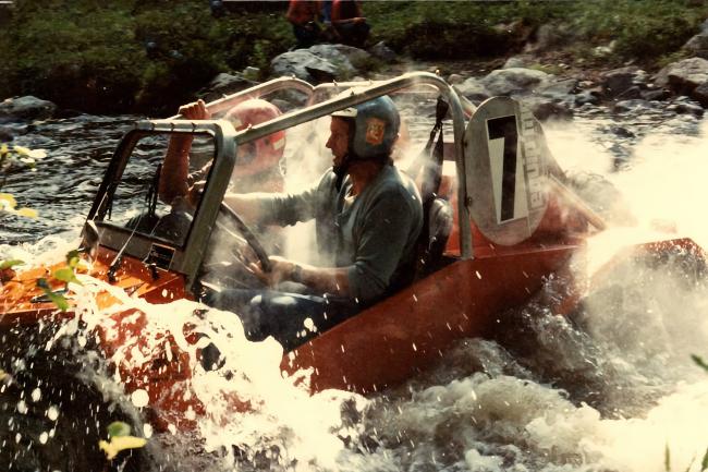 Jean Boutet en version amphibie. © Serge Garnier